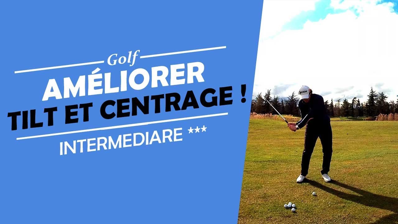 EXERCICE POUR AMÉLIORER VOTRE TILT ET VOTRE CENTRAGE  ! - #COURS DE GOLF