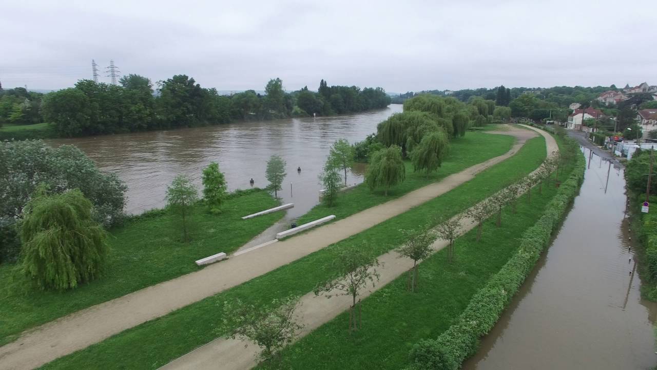 Carrieres sur seine inondations 03/06/2016