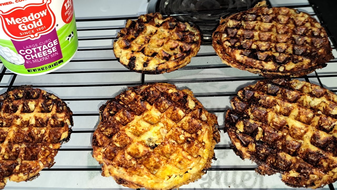 Cook With Me - Low Carb Chips and Cottage Cheese Chaffles
