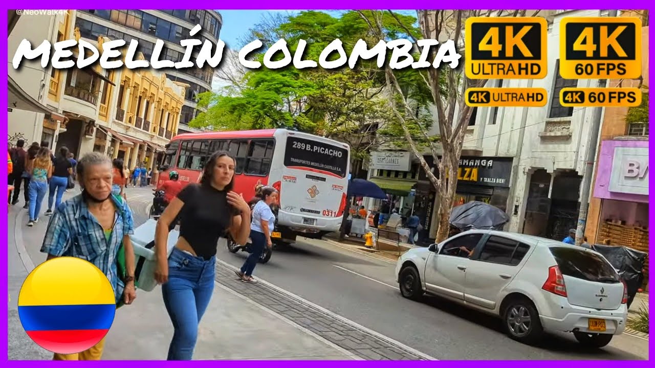 Av. La Playa and CALLE 52 MEDELLÍN / 4K UHD 2023 WALK Tour 🇨🇴
