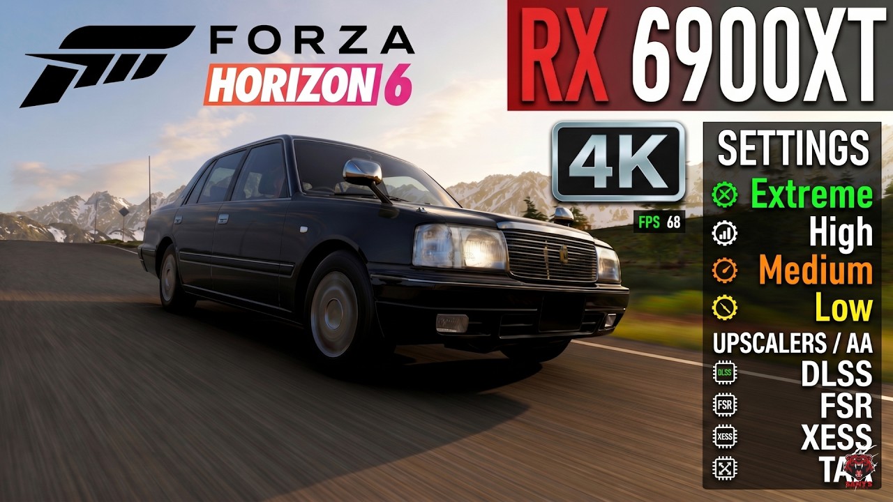Forza Horizon 6: Тест в 4K на RX 6900 XT | Ультранастройки + Трассировка лучей