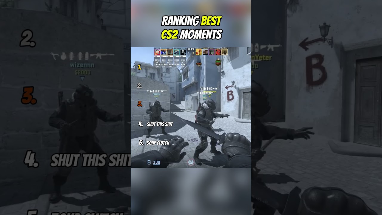 TOP5 CS2 CLUTCHES That Saved The Round