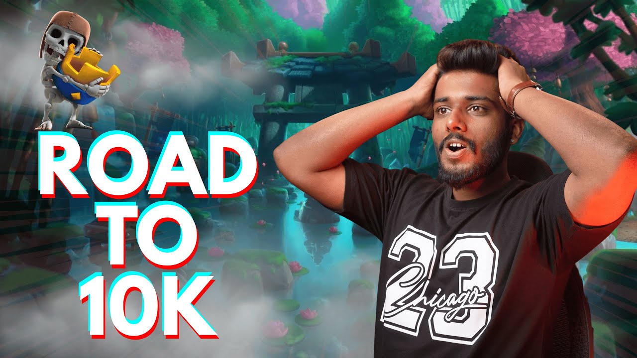 Finally Hit 10,000 Trophies | V3D Gaming | Clash Royale | Hindi