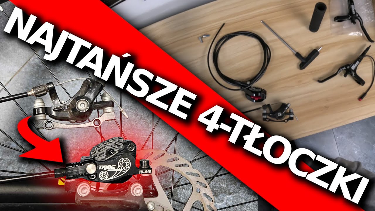 Najtańszy hamulec hydrauliczny 4-tłoczkowy z czujnikiem hamowania