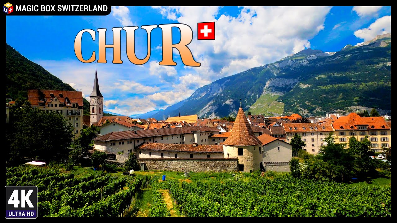 Chur 4K 🇨🇭 Relaxing Road Trip from Lenzerheide to Chur & City Walking Tour in Chur Switzerland, Ep#2