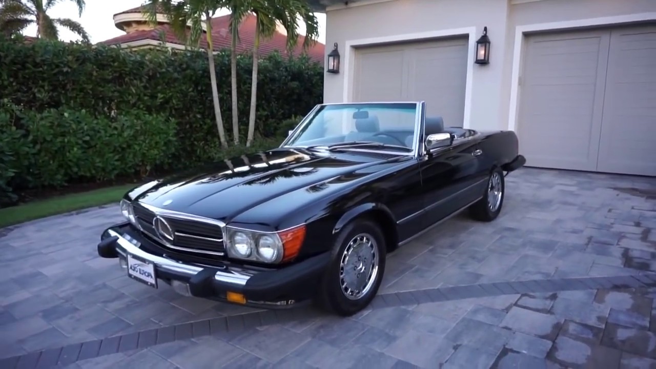 Обзор и тест-драйв Mercedes Benz 560SL Roadster 1989 года от Билла — Auto Europa Naples