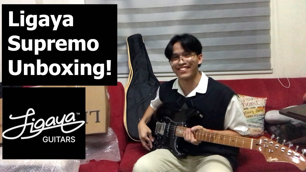 Ligaya Supremo Unboxing!!! (my very first electric guitar)