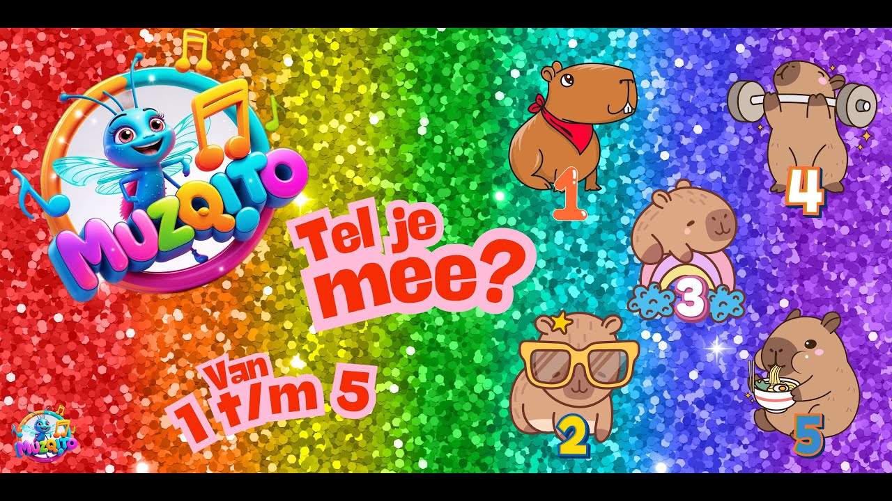 Leren Tellen van 1 tot 5 voor Peuters &ndash; Vrolijke educatieve video voor kinderen - Cijfers leren