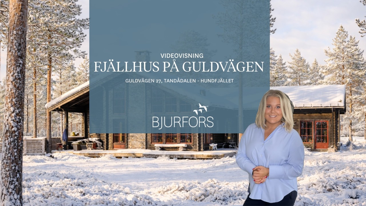 Bjurfors Beyond - Tidlös isolertimmerdröm med traditionell nordisk stil och påkostade bekvämligheter