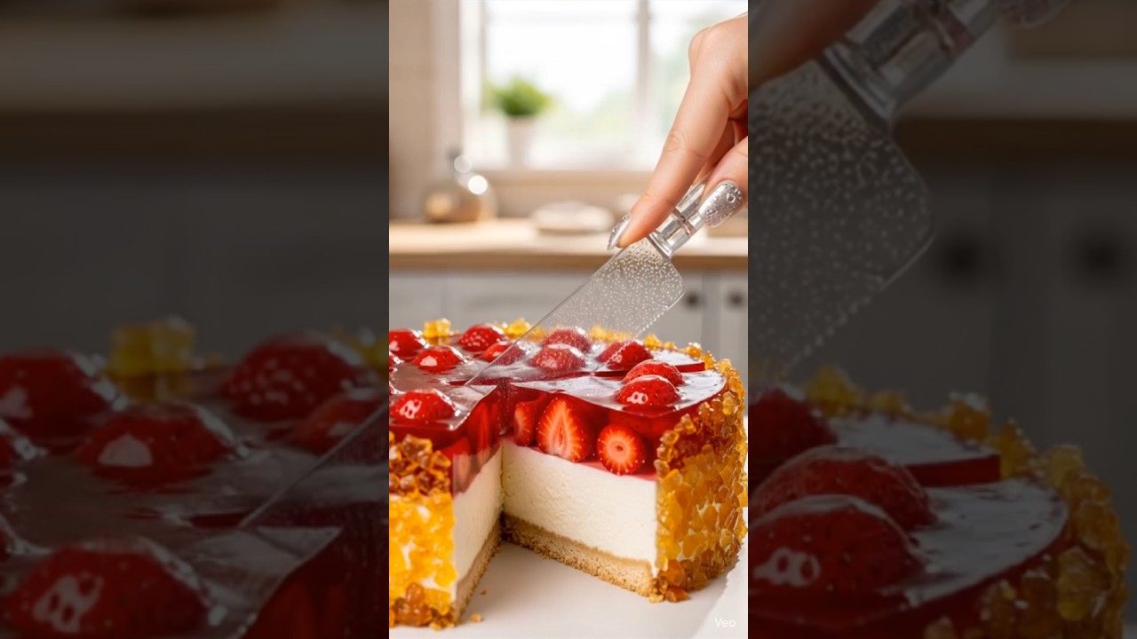 The Most Satisfying Glass Cheesecake |ASMR No-Bake Cooking #asmrcooking #asmr #viralasmr #satisfying
