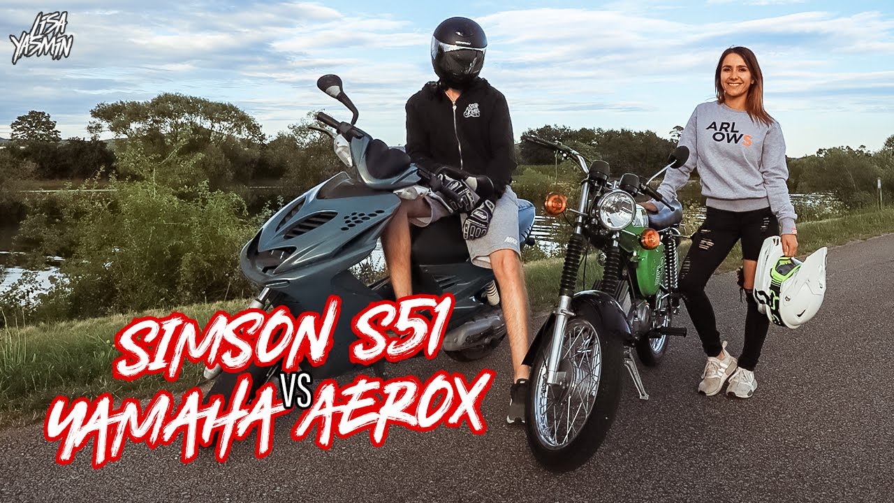 Ost vs. West | Simson S51 vs Yamaha Aerox | Lisa Yasmin