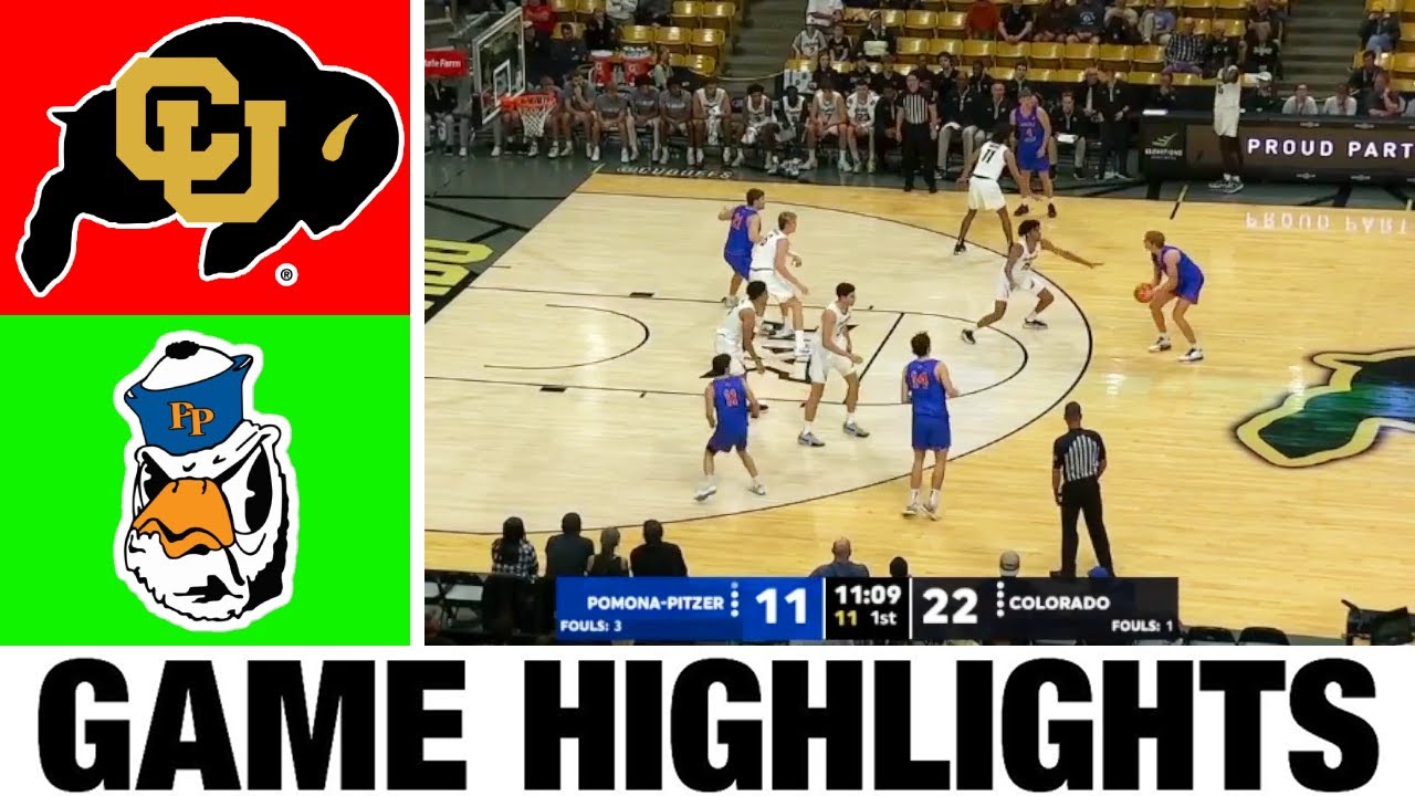 Colorado vs Pomona-Pitzer Highlights Exhibition | NCAA Men's Basketball | 2024 College Basketball