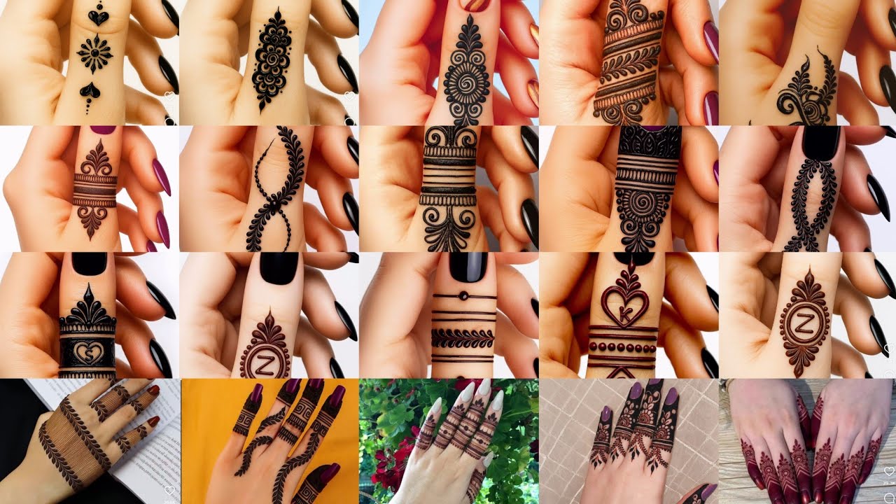 80+ Finger Mehndi Design | Special Eid Mehndi Design 2025-26| Thumb Mehndi Design 2025