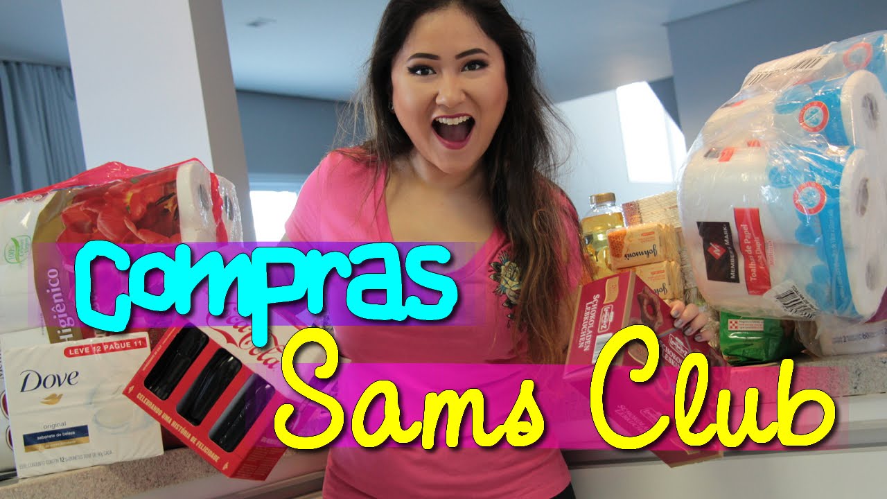 Compras no Sams Club e organização