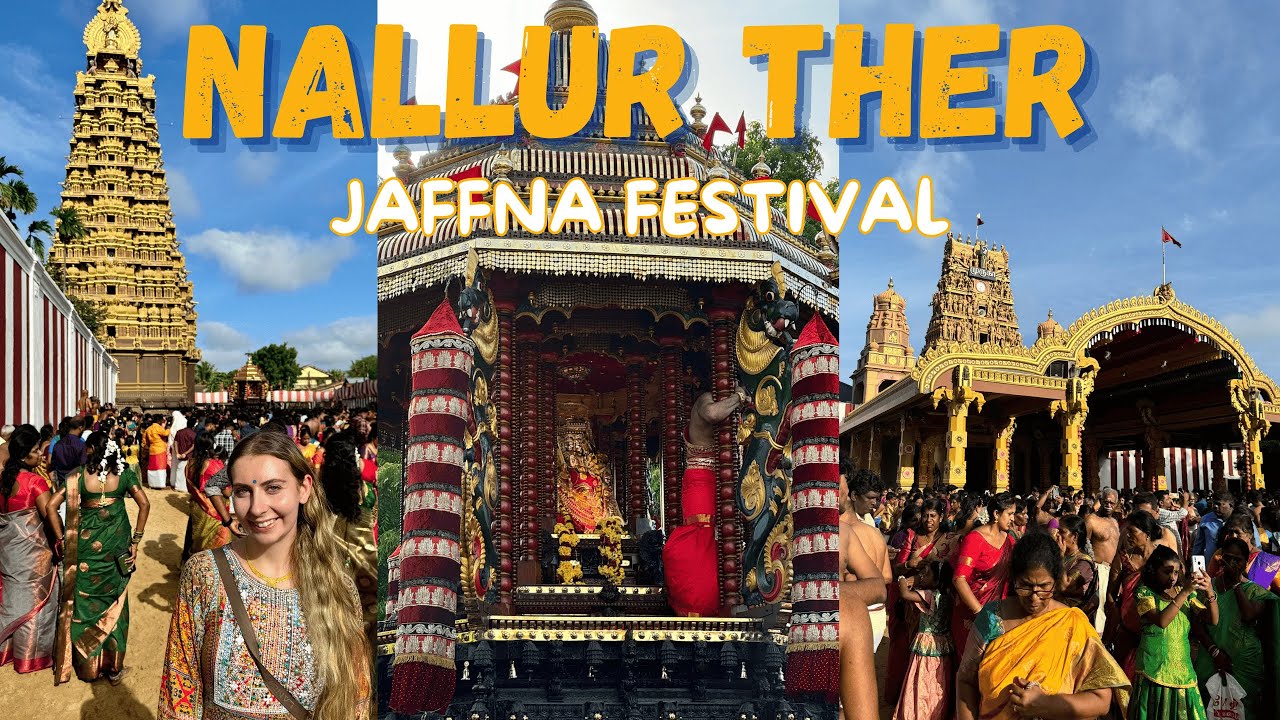 NALLUR THER FESTIVAL, !! Jaffna, Nallur Kandaswamy temple, Murugan temple, Hindu festival