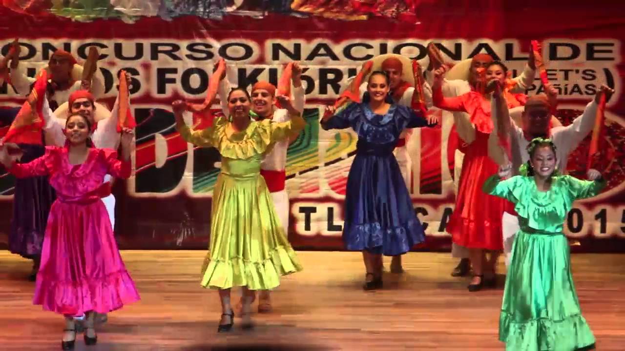 Presentacion de Ballet Califra de Arteaga Michoacan en TLAXCALA. Tercer Lugar Nacional.