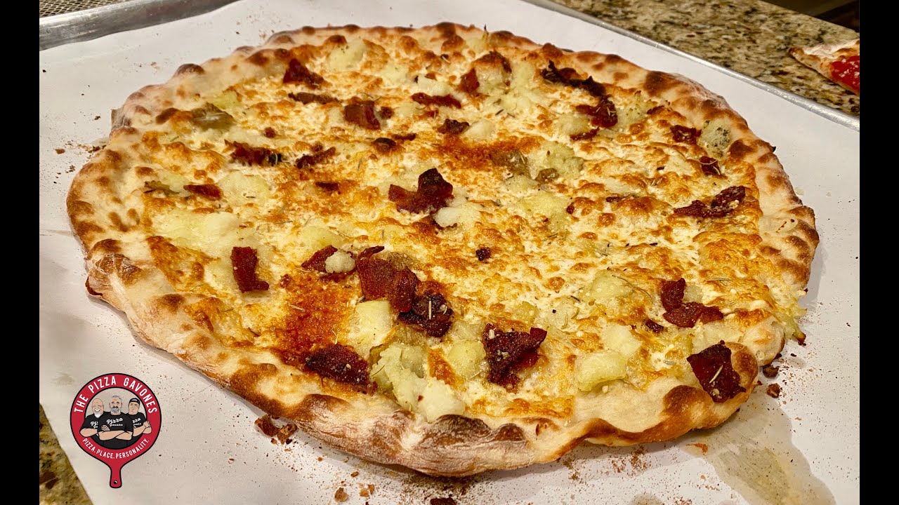 How to make a New Haven Style Potato Pizza Pie, inspired by Sally's Apizza on Wooster Street, NH