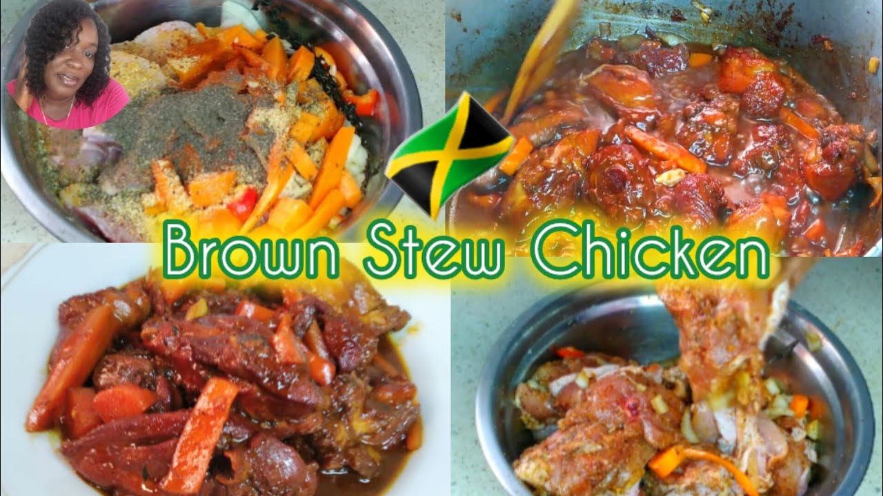 Delicious Brown Stew Chicken//Jamaican Style Stew Chicken Recipe//Easiest Chicken Recipe
