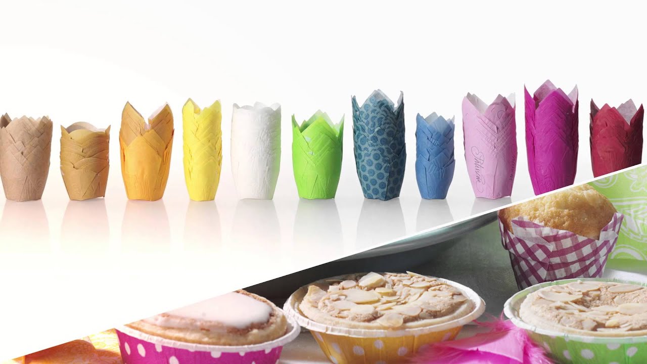 Tielman Sweden, Baking cups, Muffin cups, Tulip cups, Muffin wraps, Pie cases, Baking molds