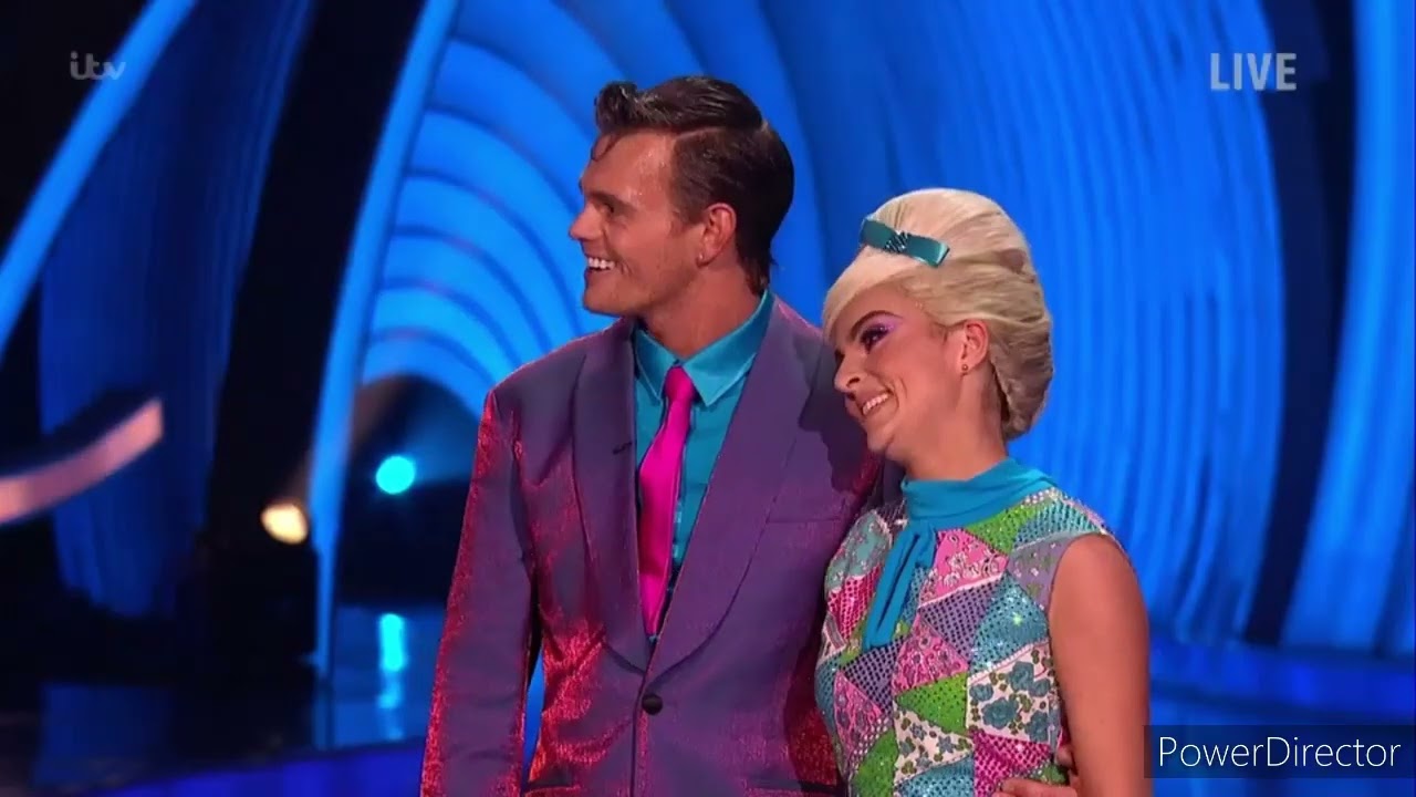 Regan Gascoigne and Karina Manta skating in Dancing on Ice (Musicals Week) (20/2/22)