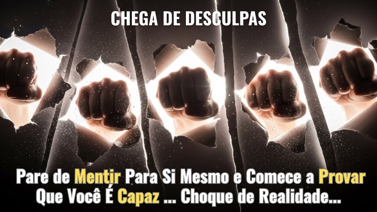 CHEGA DE DESCULPAS: Pare de Mentir Para Si Mesmo e Comece a Provar Que Você É Capaz..