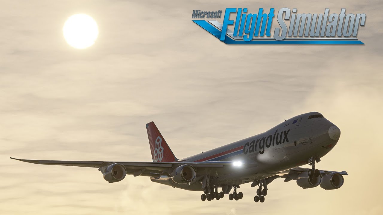 BOEING 747-8F SALTYSIM I LANDING IN LUXEMBOURG I MSFS