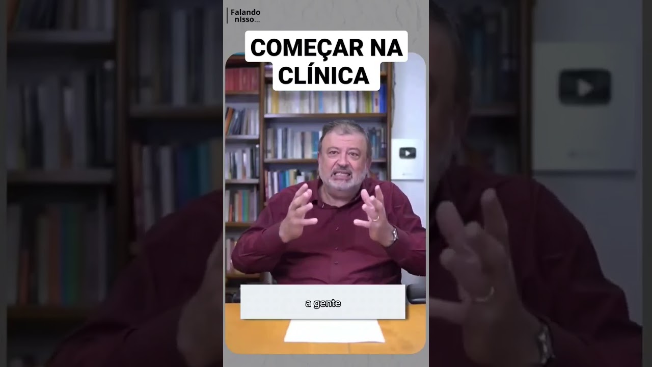COME&Ccedil;AR NA CL&Iacute;NICA #christiandunker #psicanalise #falandonisso