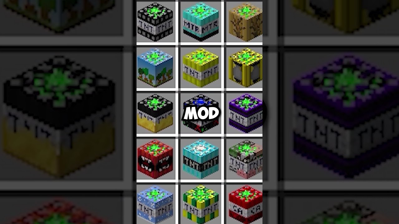 The Minecraft TNT You've Never Seen | Mod is Lucky TNT Mod (Too Much TNT) by Fleshcrafter_