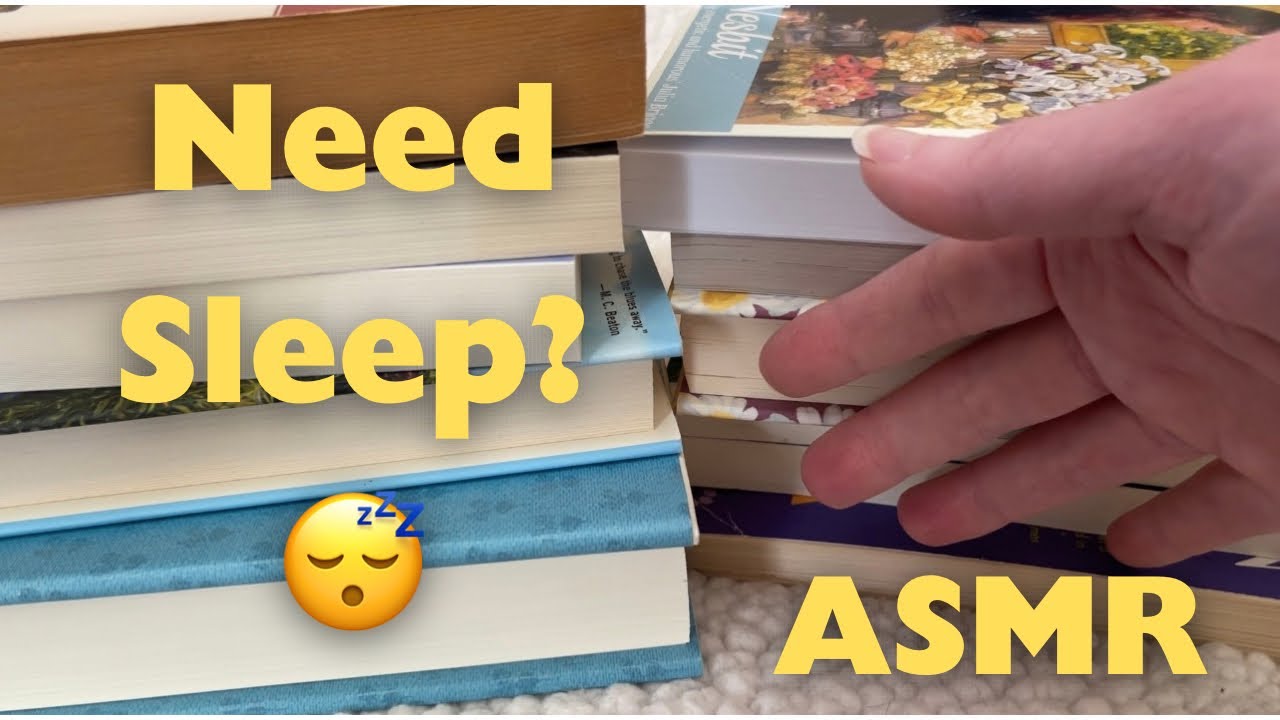 ASMR Cozy books for when you can’t sleep (whispered, page sounds, tapping)