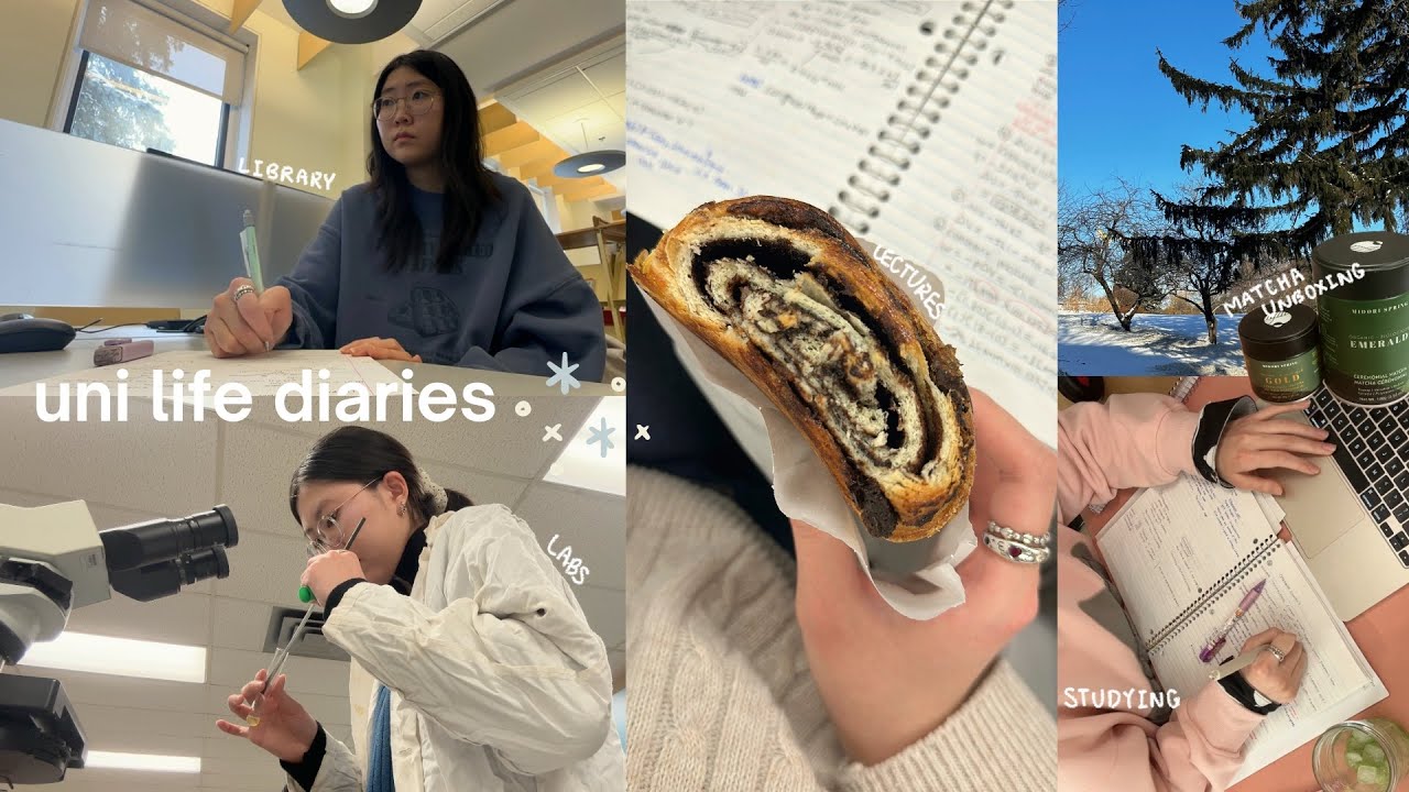 Видеоблог о насыщенной студенческой жизни✩ | дневник интроверта | лабораторные занятия | библиоте...