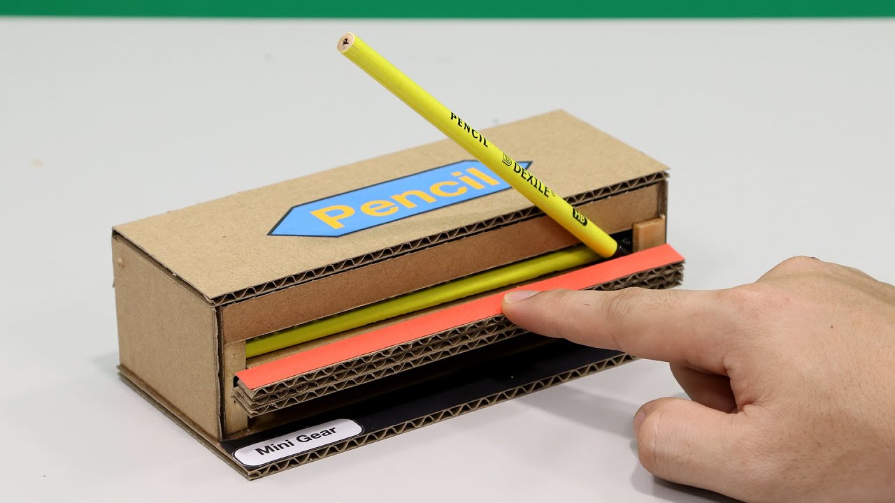 Build Amazing Pencil Box - Cardboard Project