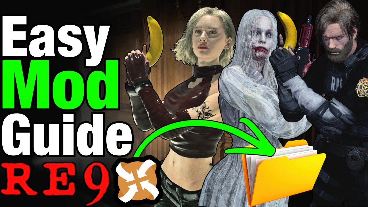 How to Install MODS for RE9 & REFramework EASY GUIDE