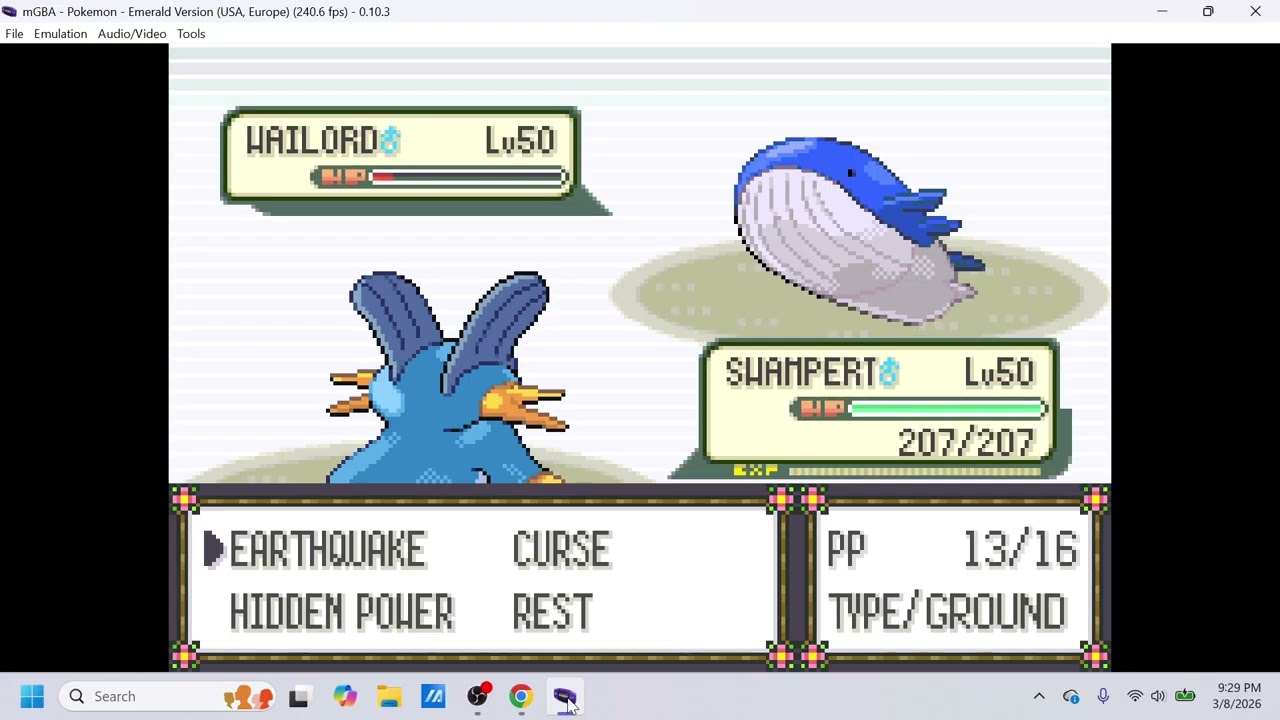 Pokemon Emerald - Battle Tower 259 Win Streak - End