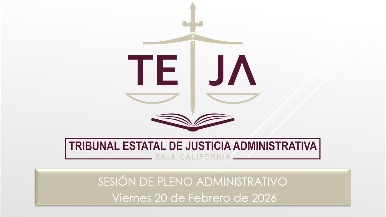 Sesión de Pleno Administrativo 20 febrero 2026