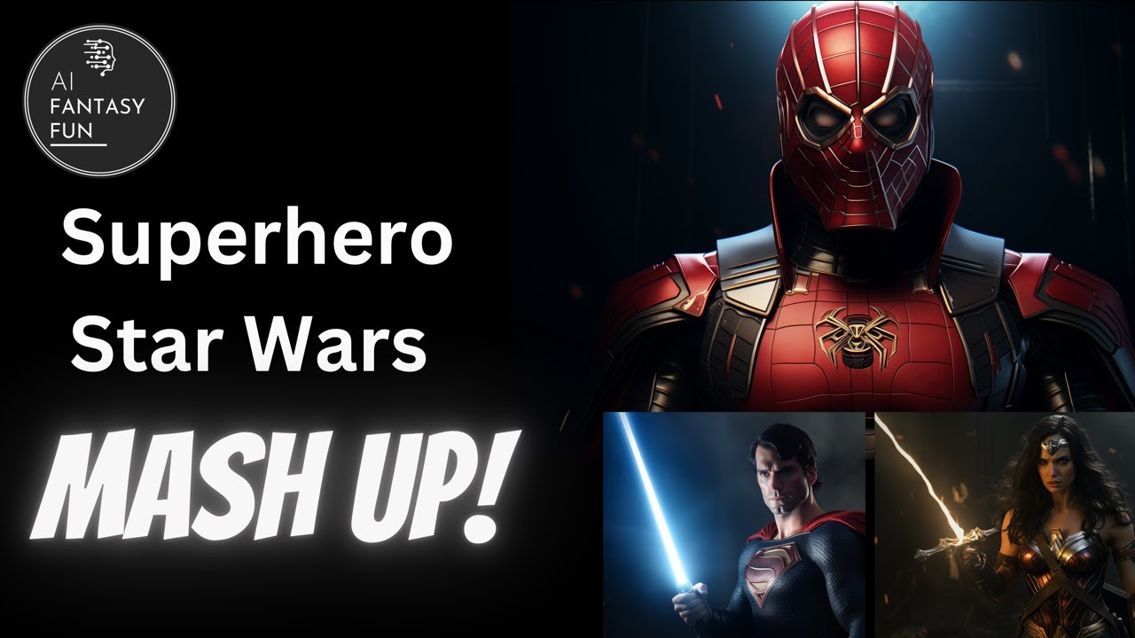 Superhero + Star Wars Mash up @AIFantasyFun