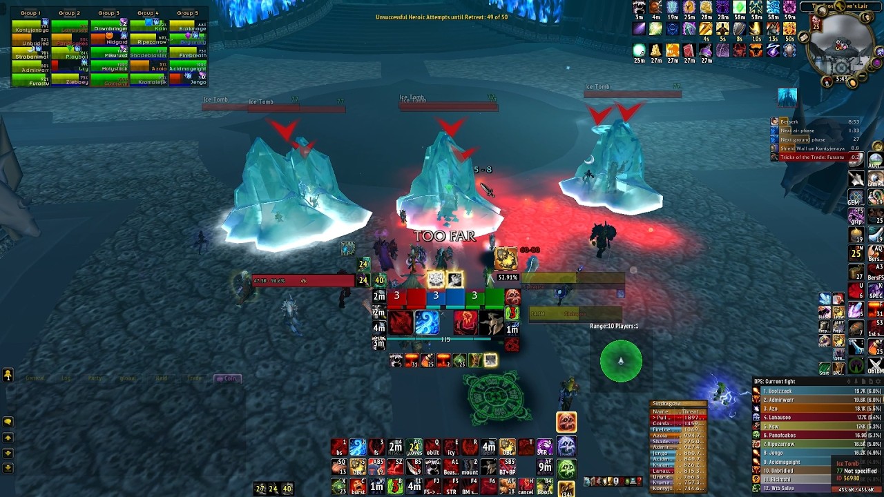 FROST DK RANK 1 - SINDRAGOSA 20.9k - WARMANE WOTLK