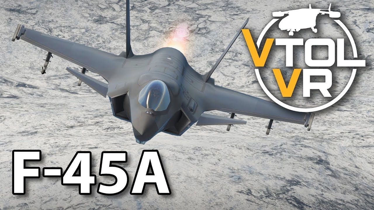 VTOL VR F-45A Counter-Bomber mission.