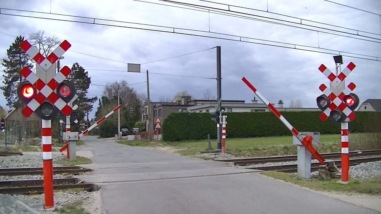 Spoorwegovergang Melsele (B) // Railroad crossing // Passage à niveau