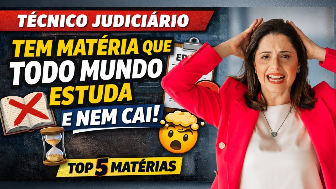TJ TRT TRF - Técnico Judiciário: Precisa Saber Todo o Edital para Passar?
