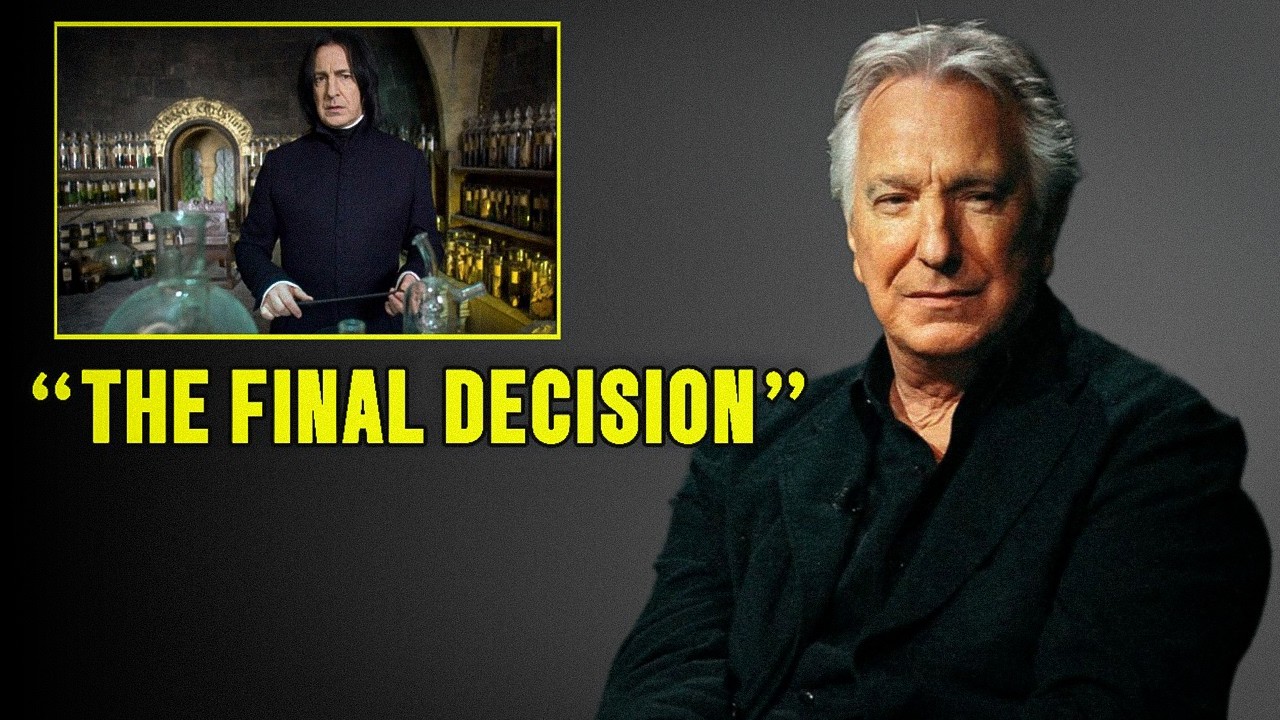 In His Final Years, Alan Rickman Made a Quiet Decision That Touched Everyone