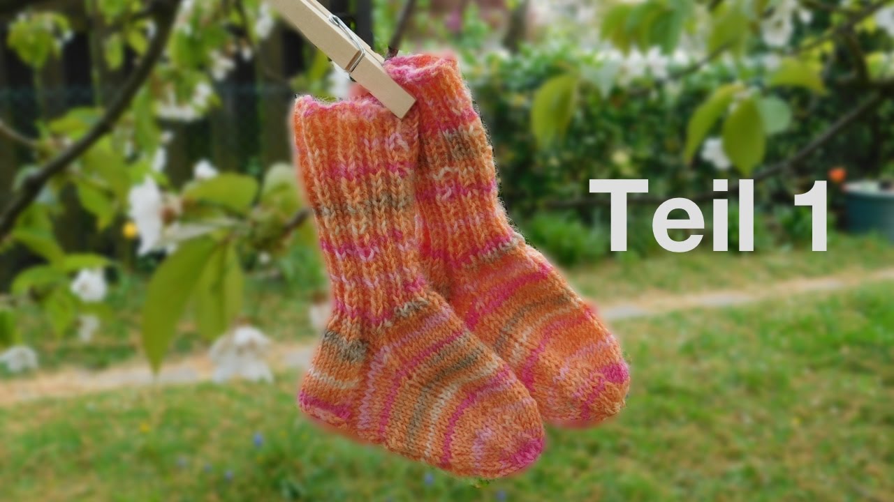 Vorstellung Wochenprojekt:BABYSOCKEN | KINDERSOCKEN STRICKEN| Sockentabelle