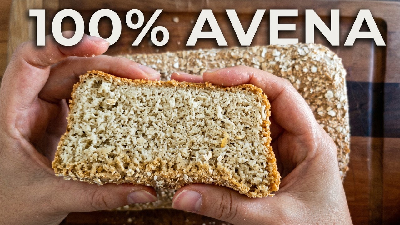 Pan de Avena FACIL. Medimos con una taza.