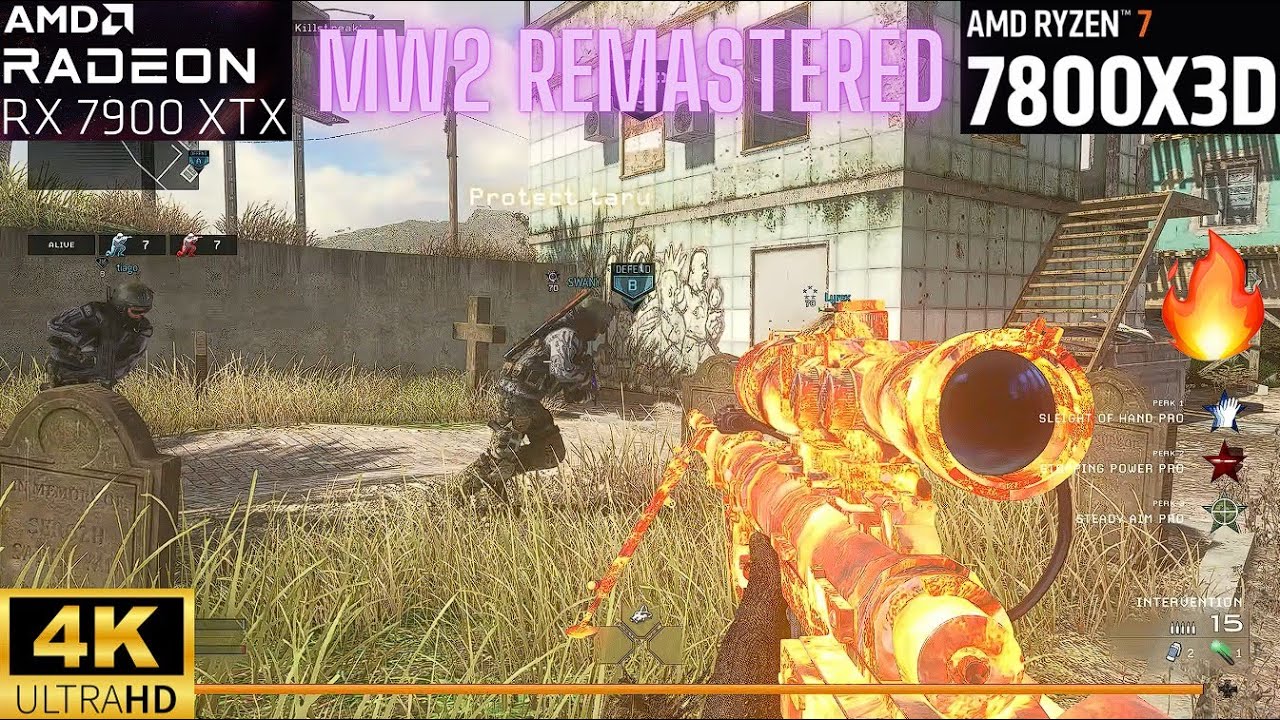 Modern Warfare 2 Remastered - H2M Mod 2024 - Search & Destroy on FAVELA Gameplay - ULTRA SETTINGS 🔥