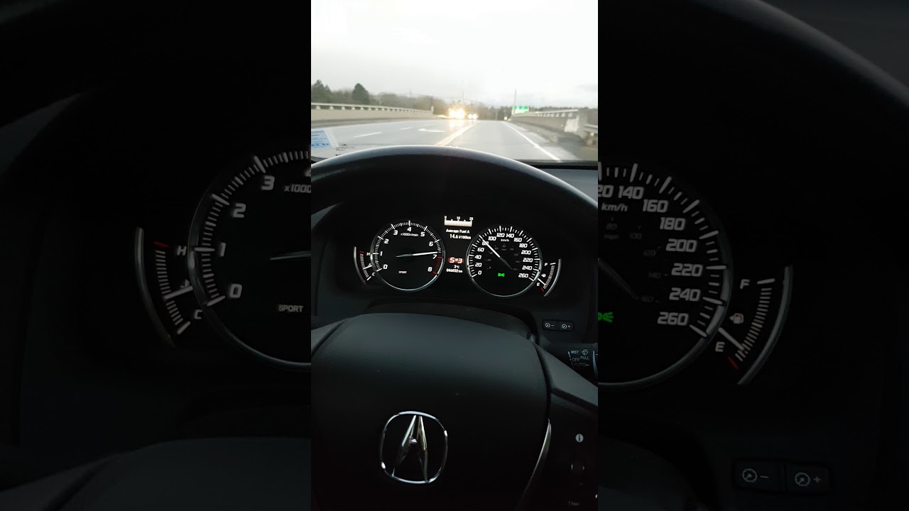 0-100km/hr - 2016 TLX SH-AWD 3.5L V6 AEM Intake