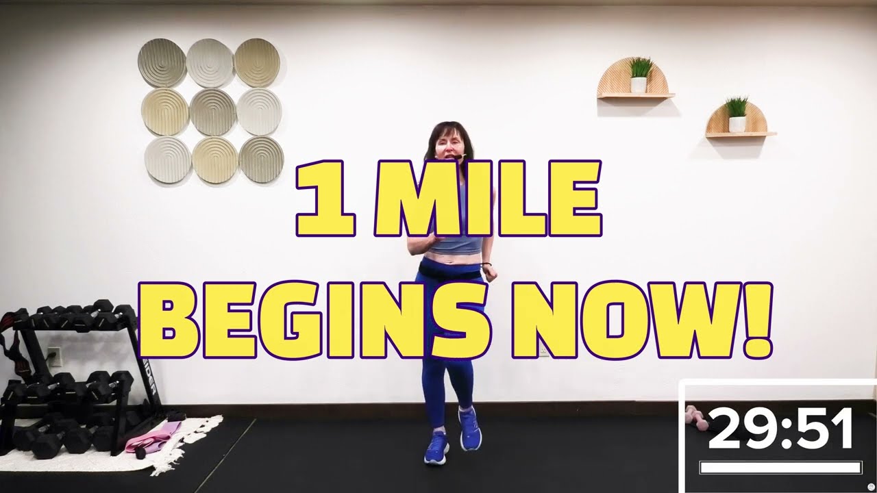 Empowered in 30: 💪 Take on the Challenge with this Energizing 1-Mile Power Walk and Core Workout 💥