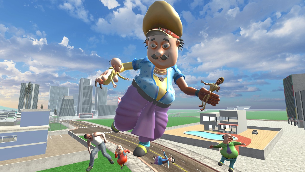 Franklin & Motu-Patlu Fight New JON THE DON😡- Indian Bikes Driving3D