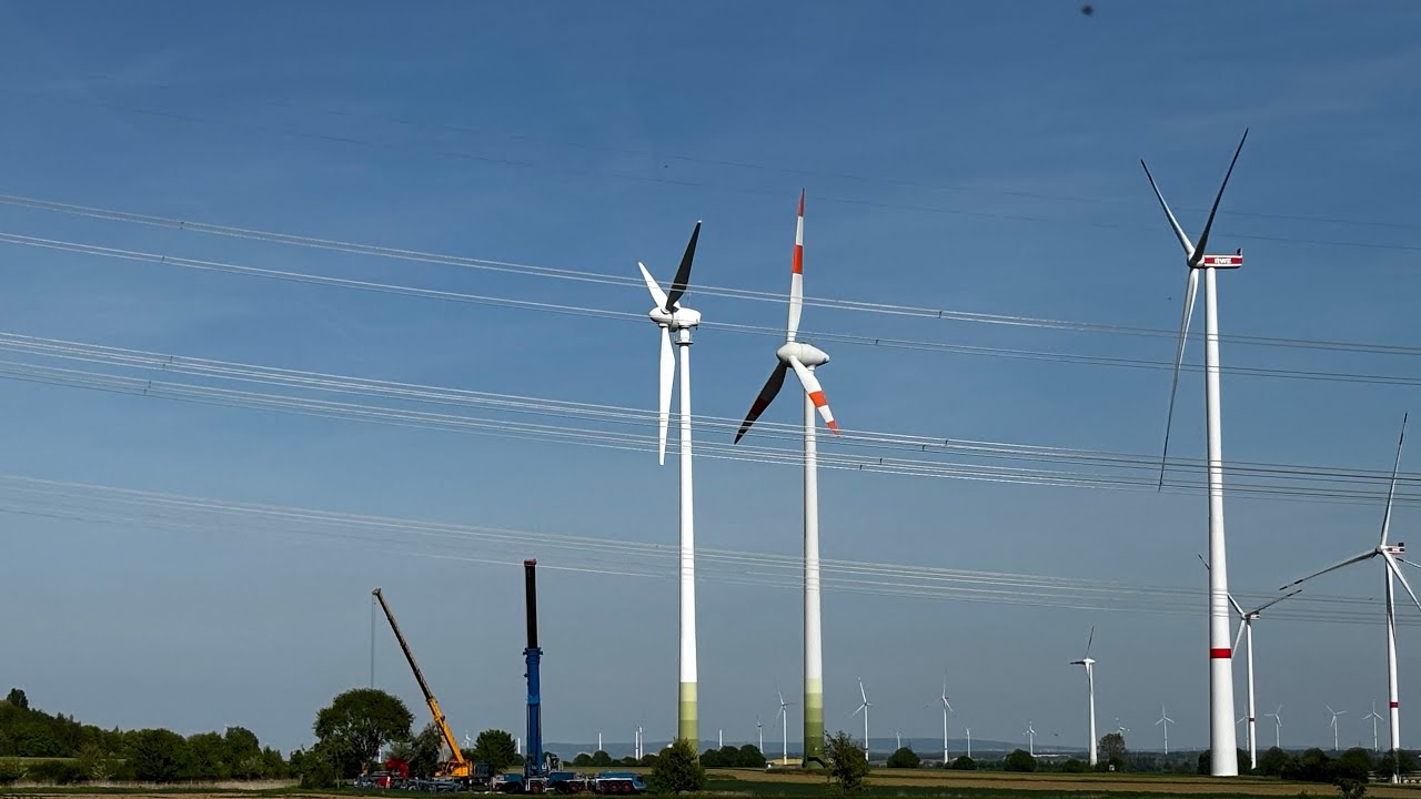 E-40 wird abgebaut! Windpark Lesse