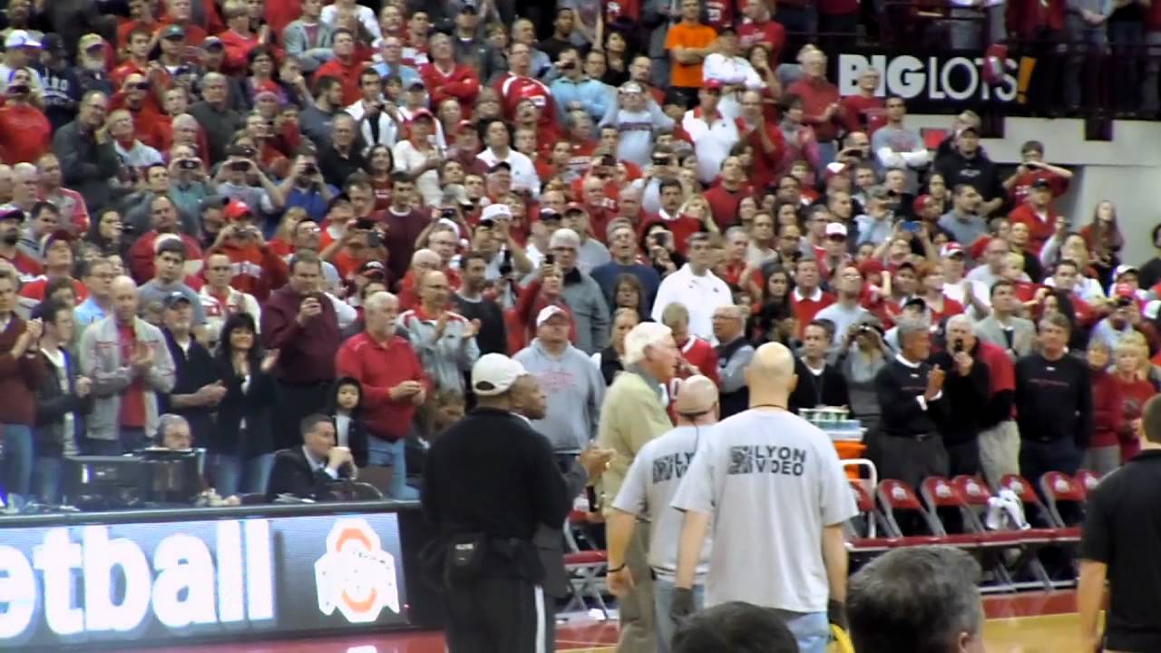 Coach Bob Knight Honored by Ohio State (12/20/11)