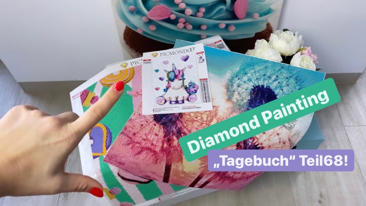 Diamond Painting „Tagebuch“ Teil68! ✅ Das sind alle meine Bilder! 😃💚