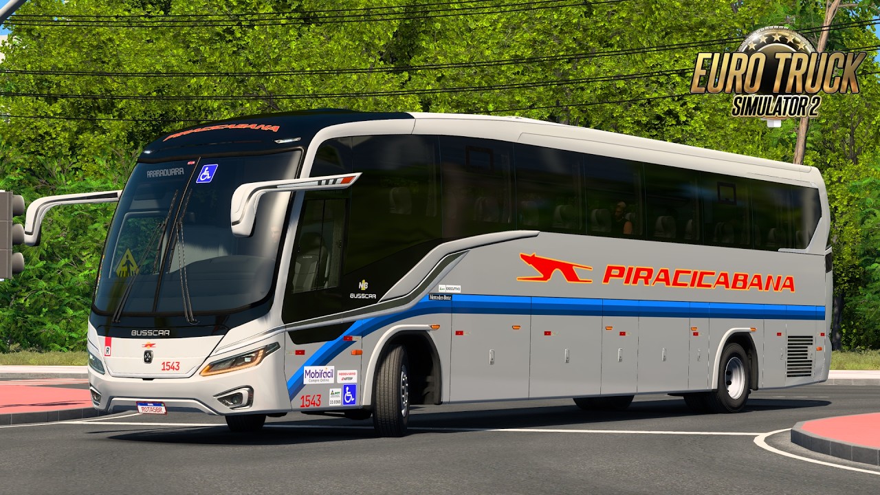 VIAGENS REAIS #53 - D/ RIBEIRÃO PRETO - P/ ARARAQUARA - ETS2 MOD BUS